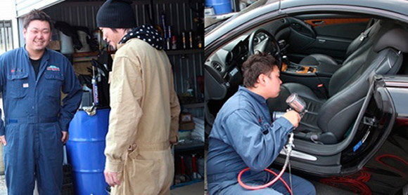 岐阜県の天井張り替えのお客様と会話